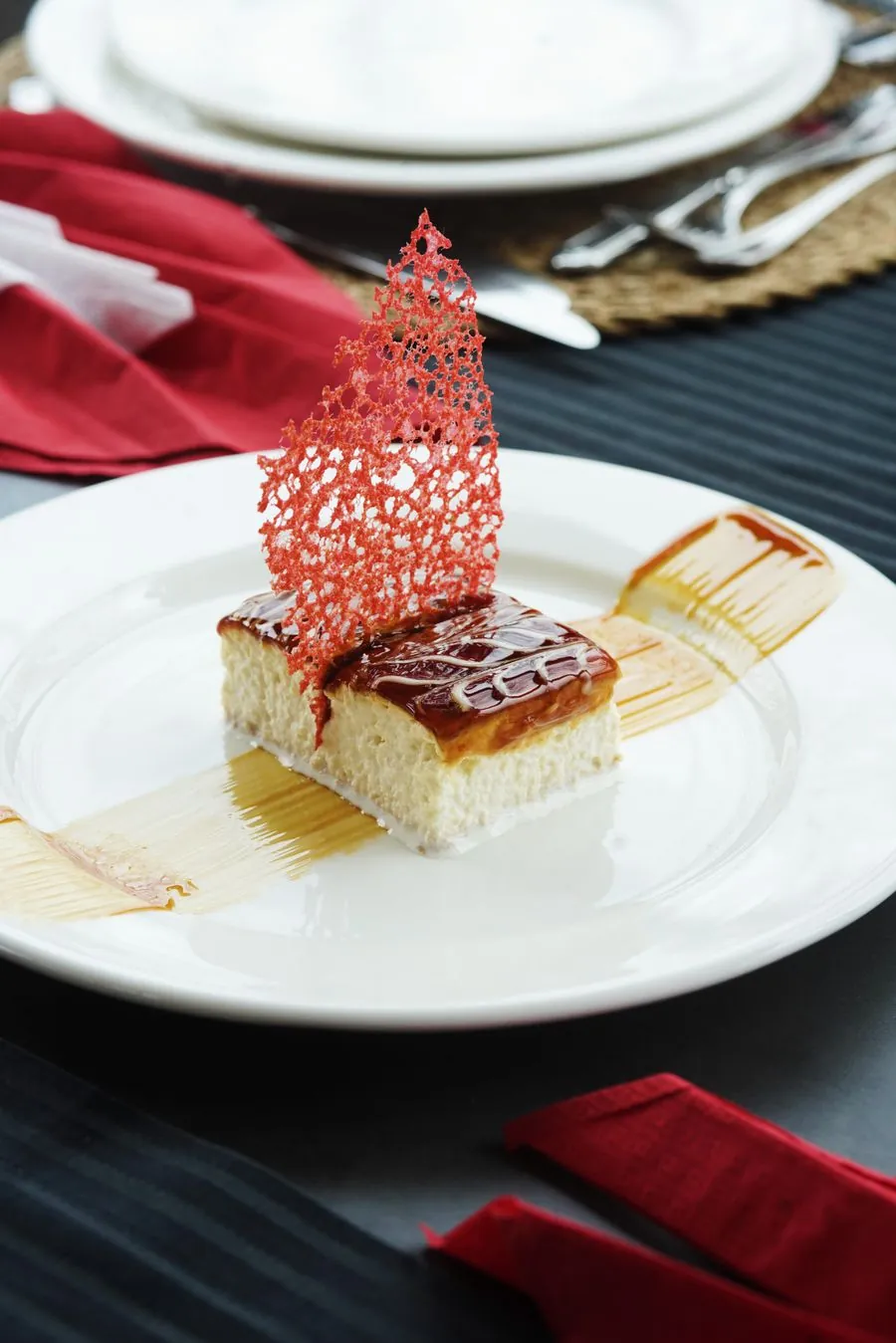 Honey cheesecake